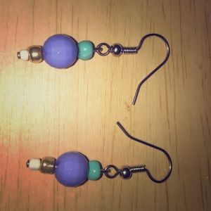 Small Homemade beaded Earrings
